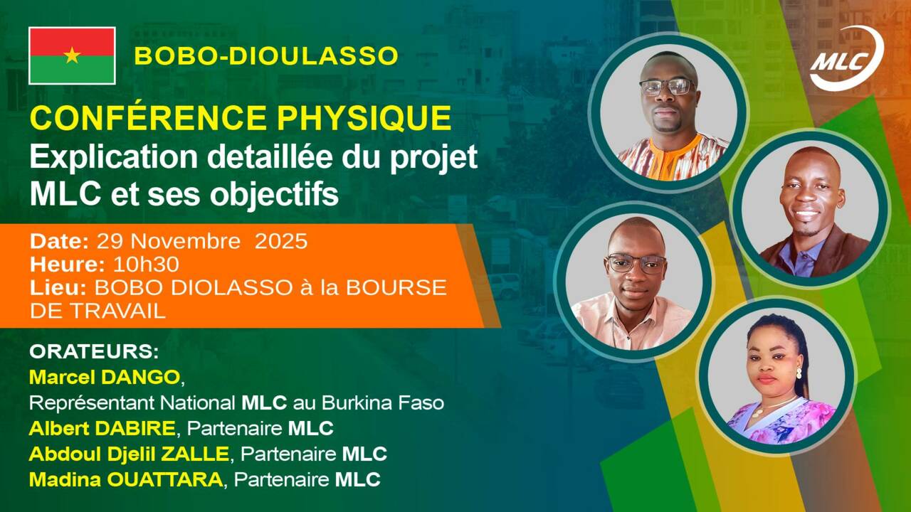 Conference physique. Explication detaillée du projet MLC et ses objectifs