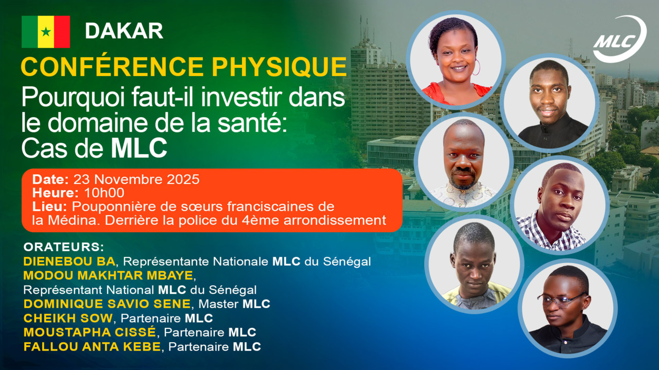 Conférence Physique : pourquoi faut-il investir dans le domaine de la santé : Cas de MLC