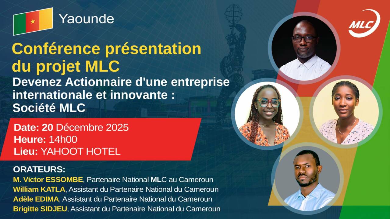 Conférence Présentation du projet MLC  à Yaoundé.