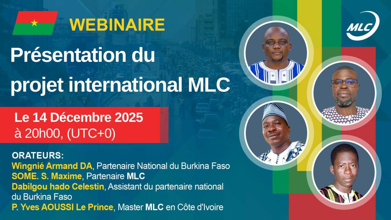Webinaire. Presentation du projet international MLC