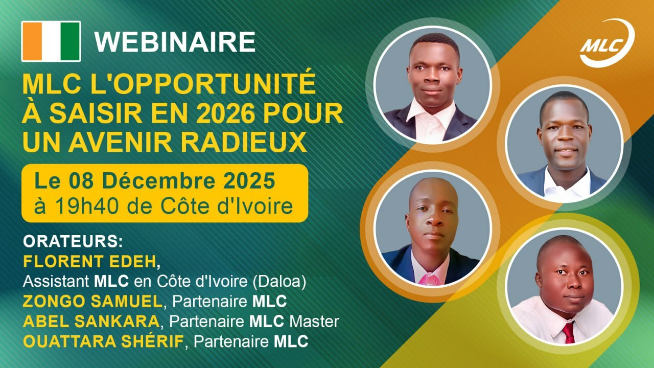 Webinaire.  MLC l'opportunité à saisir en 2026 pour un avenir radieux