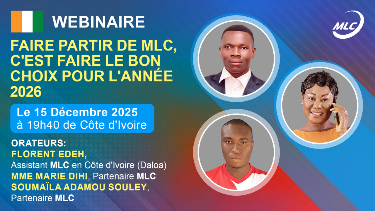Webinaire. Faire partir de MLC, c'est faire le bon choix pour l'année 2026