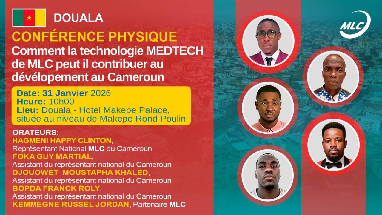 Conférence physique. Comment la technologie MEDTECH de MLC peut il contribuer au dévéloppement au Cameroun