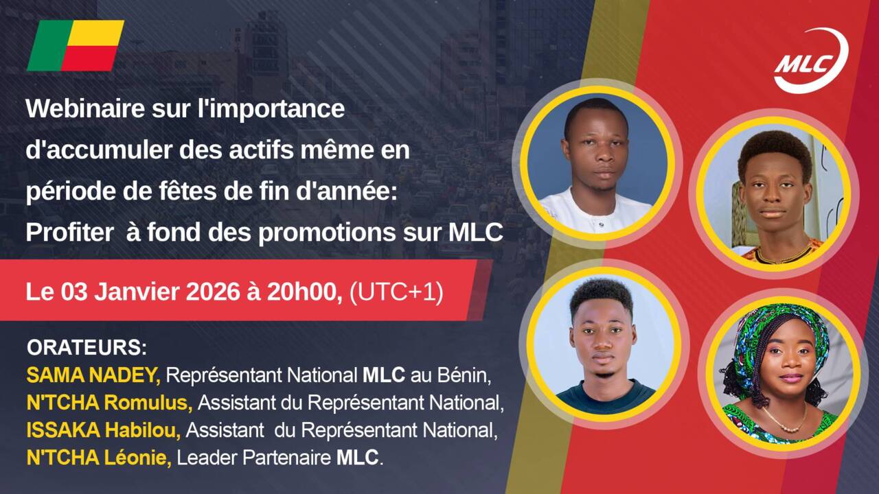 Webinaire sur l'importance  d'accumuler des actifs même en période de fêtes de fin d'année: Profiter à fond des promotions sur MLC