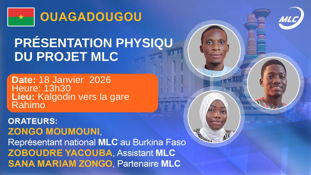 Ouagadougou. Présentation physique du projet MLC