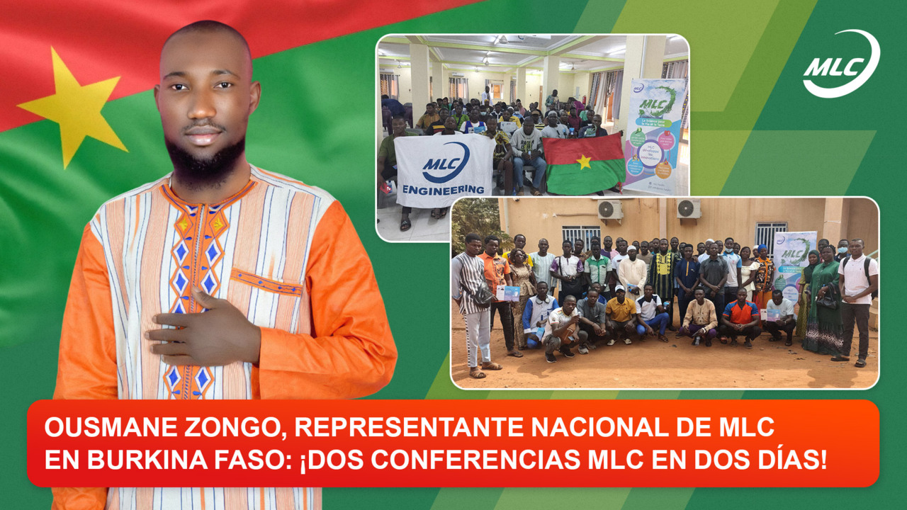Ousmane ZONGO, representante nacional de MLC en Burkina Faso: ¡dos conferencias MLC en dos días!