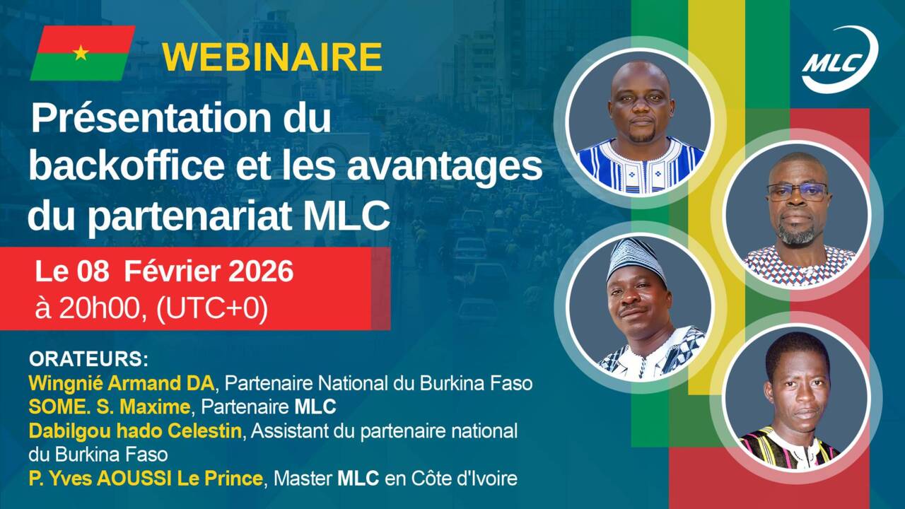 Webinaire. Рrésentation du backoffice et les avantages du partenariat MLC