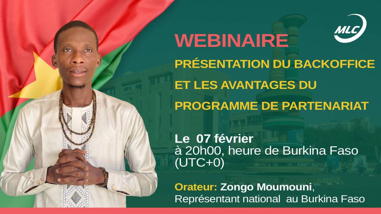 Webinaire. Рrésentation du backoffice et les avantages du programme de partenariat