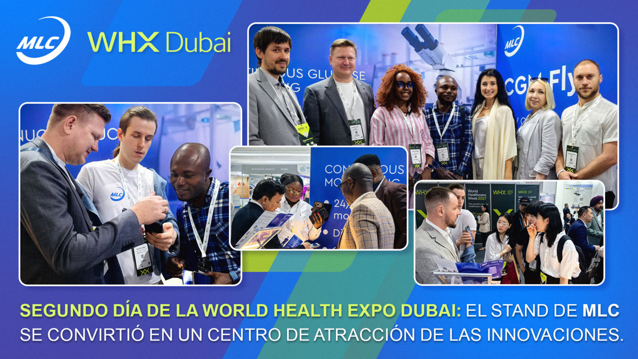 Segundo día de la World Health Expo Dubai: el stand de MLC se convirtió en un centro de atracción de las innovaciones.