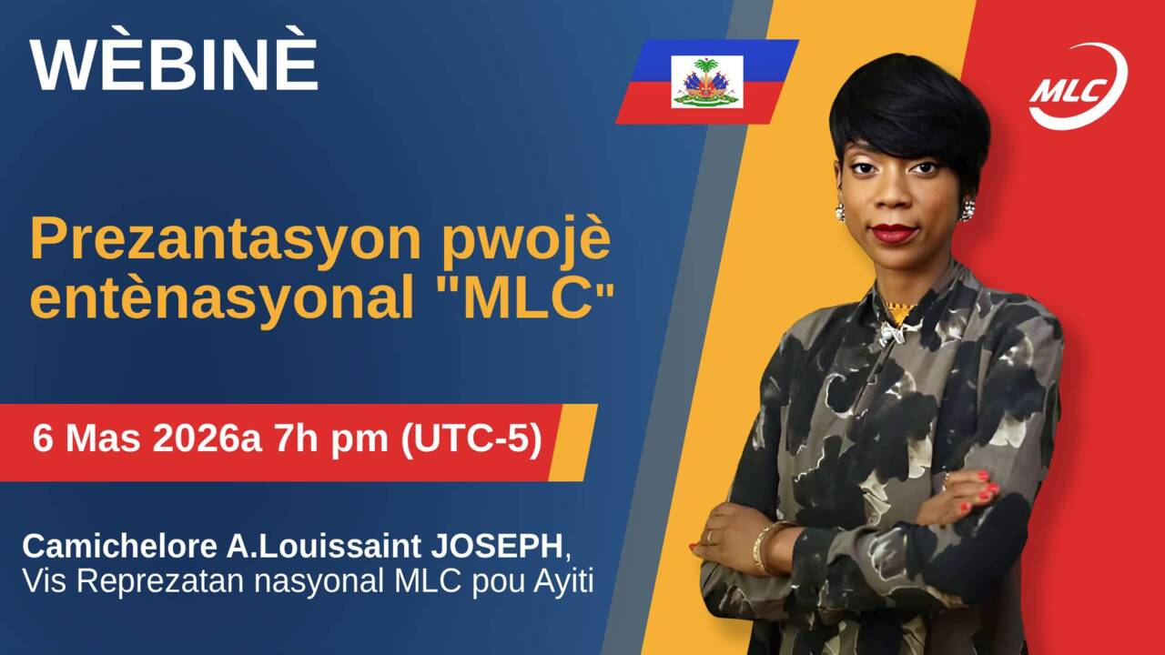 Wèbinè . Prezantasyon pwojè entènasyonal 