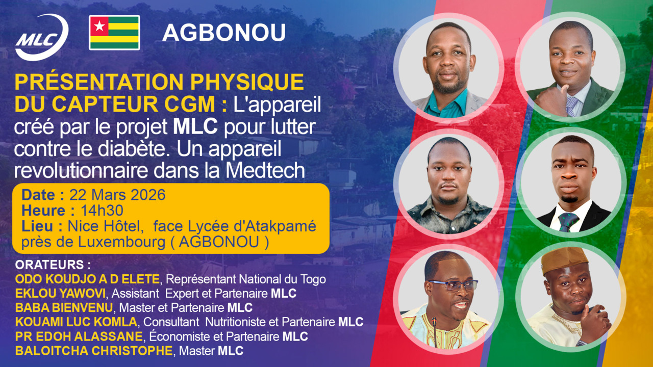AGBONOU. PRÉSENTATION PHYSIQUE DU CAPTEUR CGM Fly, L'appareil créé par le projet MLC pour lutter contre le diabète.Un appareil revolutionnaire dans la Medtech