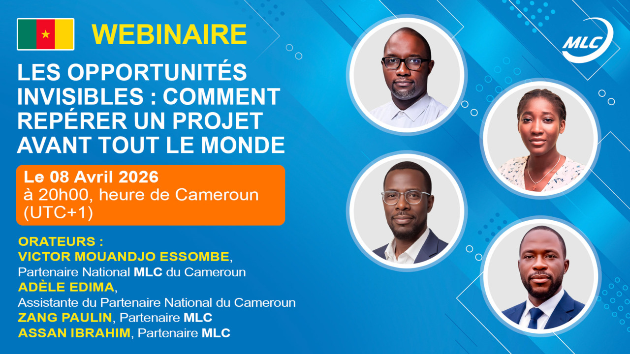 Webinaire. Les opportunités invisibles : comment repérer un projet avant tout le monde