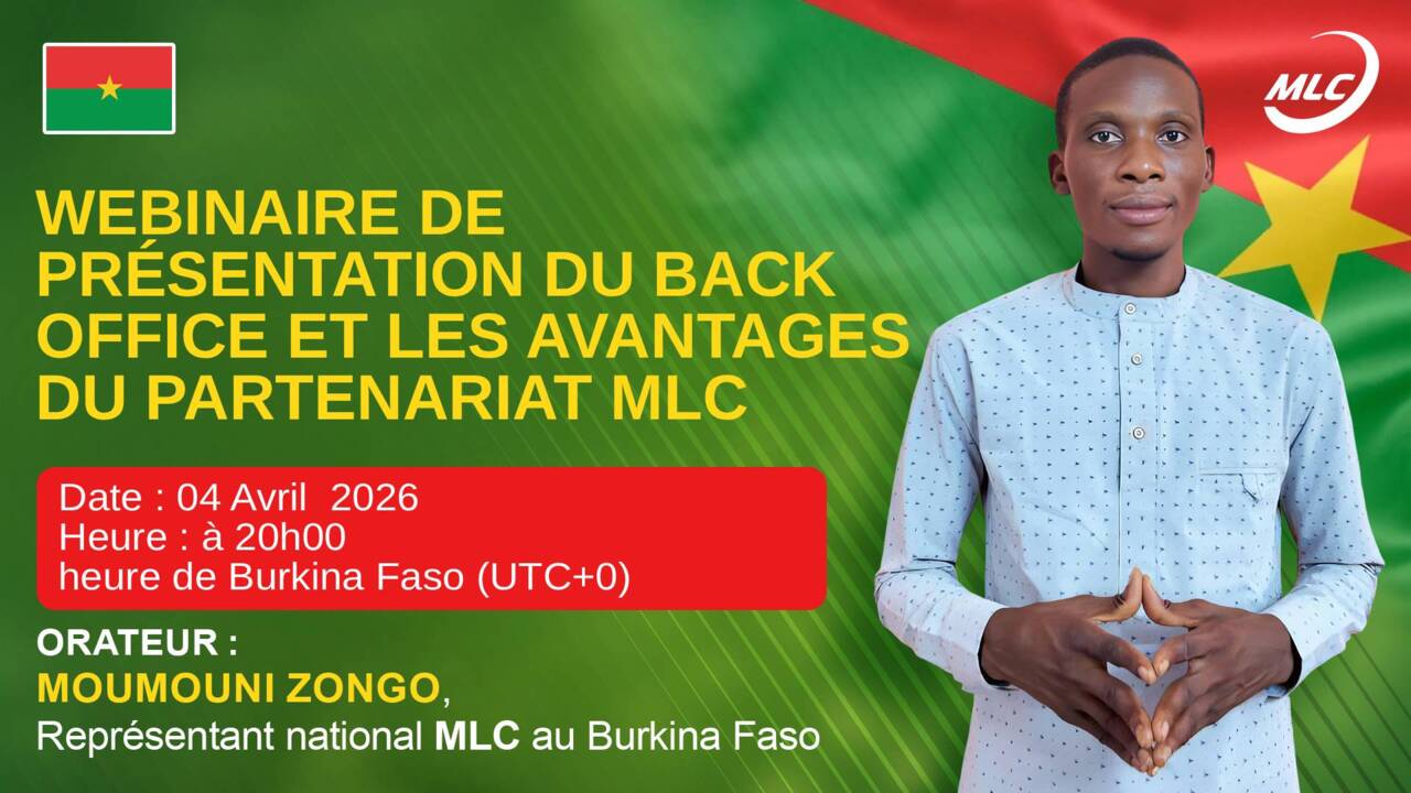 Webinaire de présentation du back office et les avantages du partenariat MLC