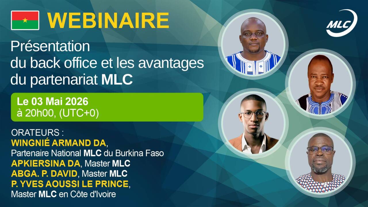 Webinaire. Рrésentation du back office et les avantages du partenariat MLC