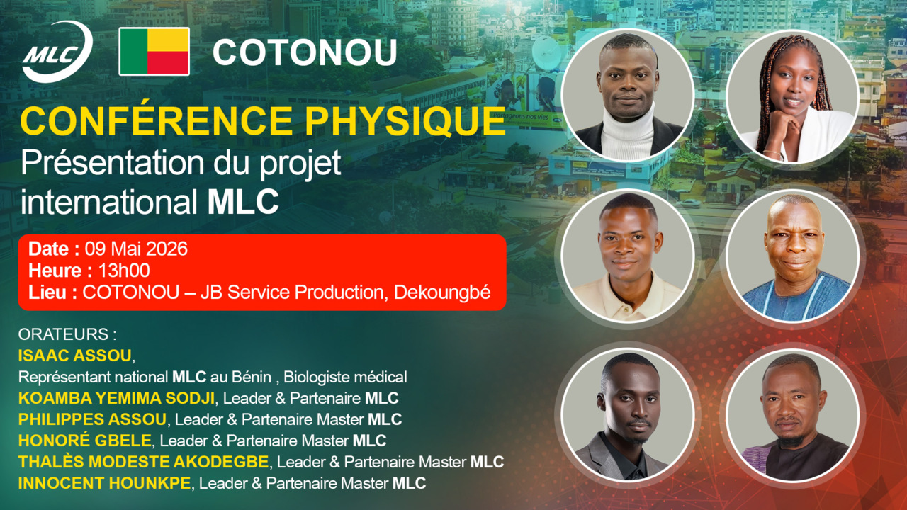 COTONOU. CONFÉRENCE PHYSIQUE. Présentation du projet international MLC