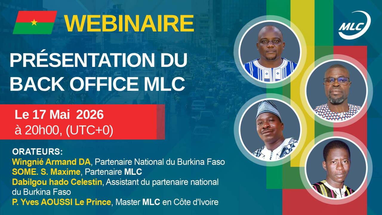Webinaire. Рrésentation du back office MLC