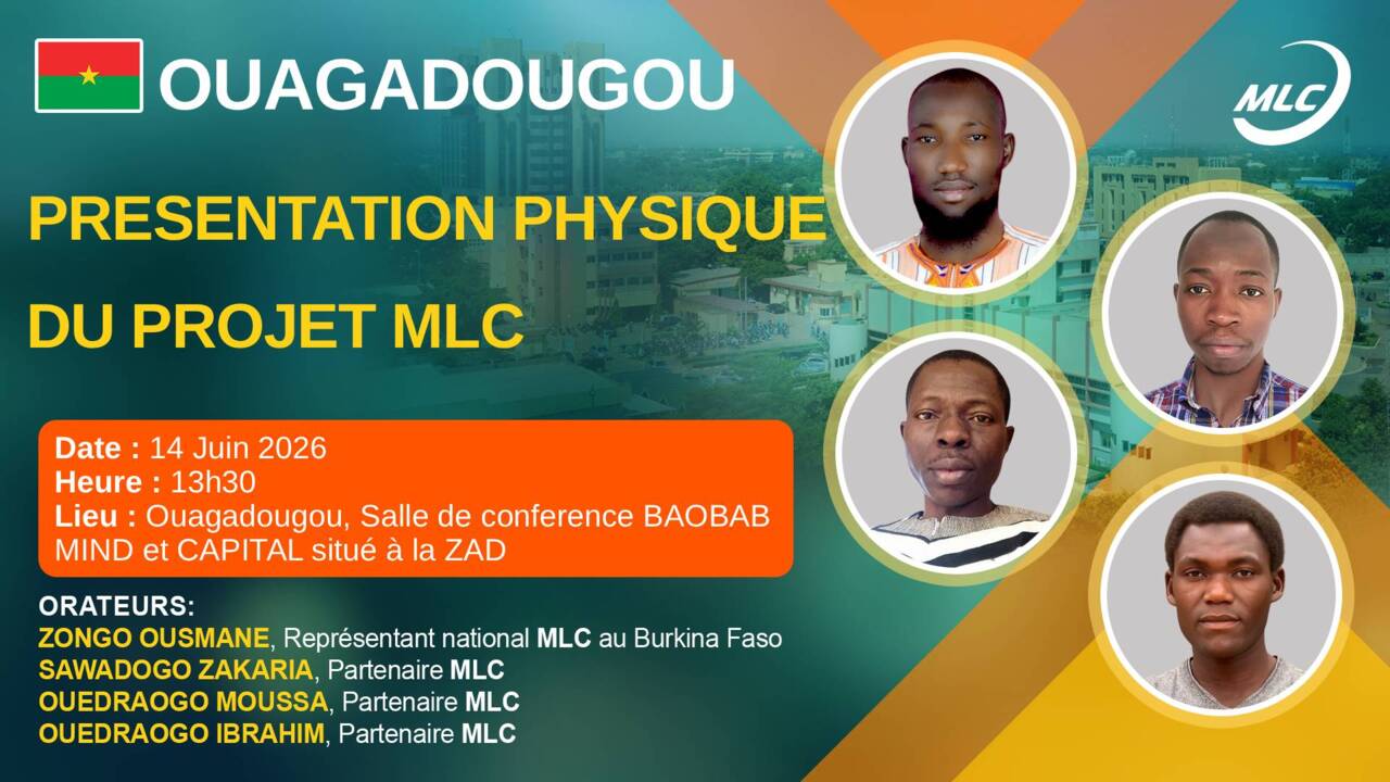 Ouagadougou. Présentation physique du projet MLC.