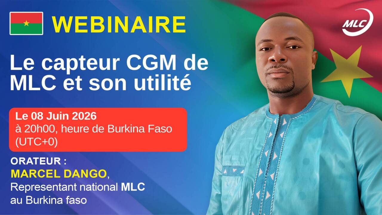 Webinaire. Le capteur CGM de MLC et son utilité