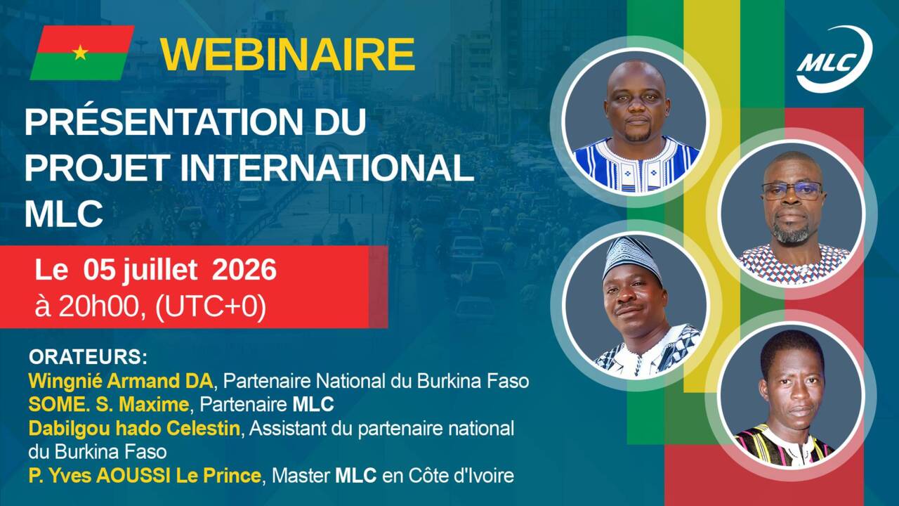 Webinaire. Présentation du projet international MLC