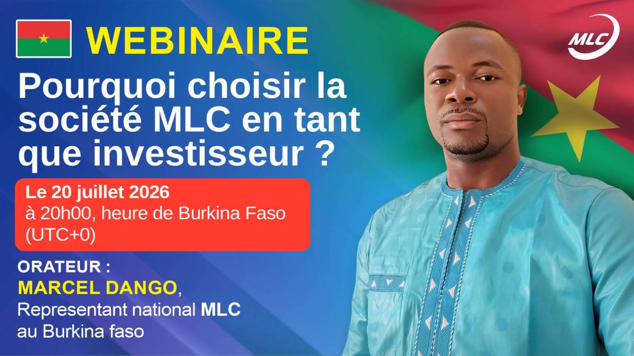 Webinaire. Pourquoi choisir la société MLC en tant que investisseur ?