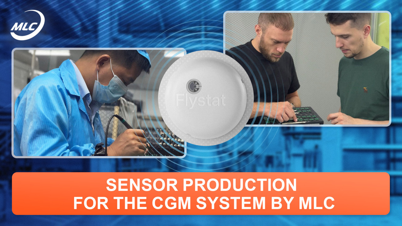 Sensor production for the CGM system by MLC