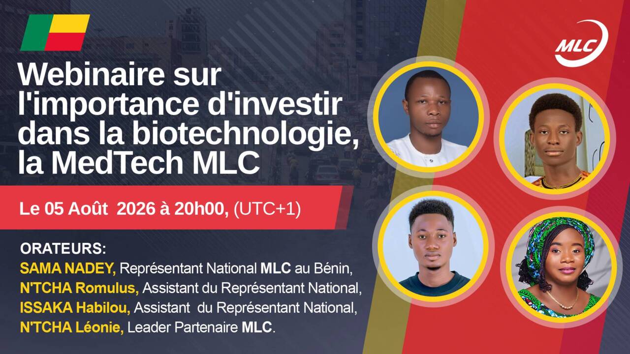 Webinaire sur l'importance d'investir dans la biotechnologie, la MedTech MLC