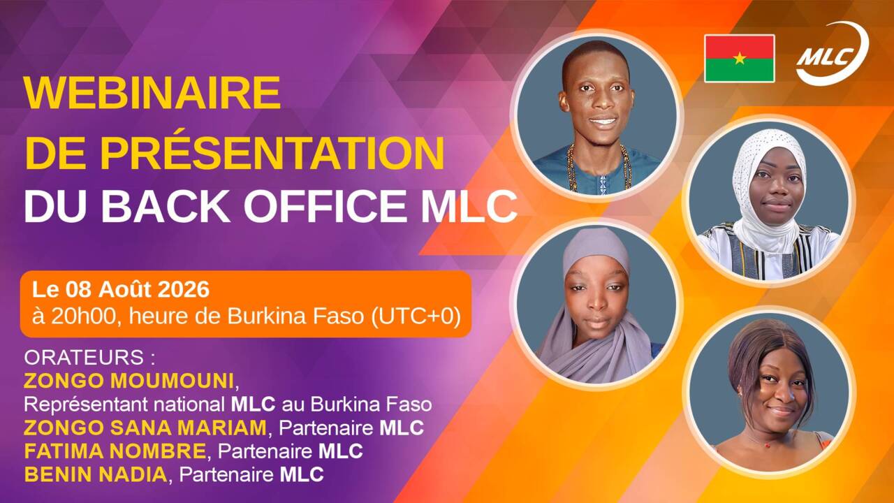 Webinaire de présentation du back office MLC