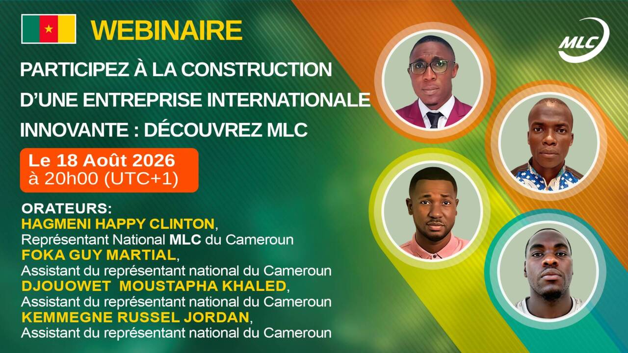 Webinaire. Participez à la construction d’une entreprise internationale innovante : découvrez MLC