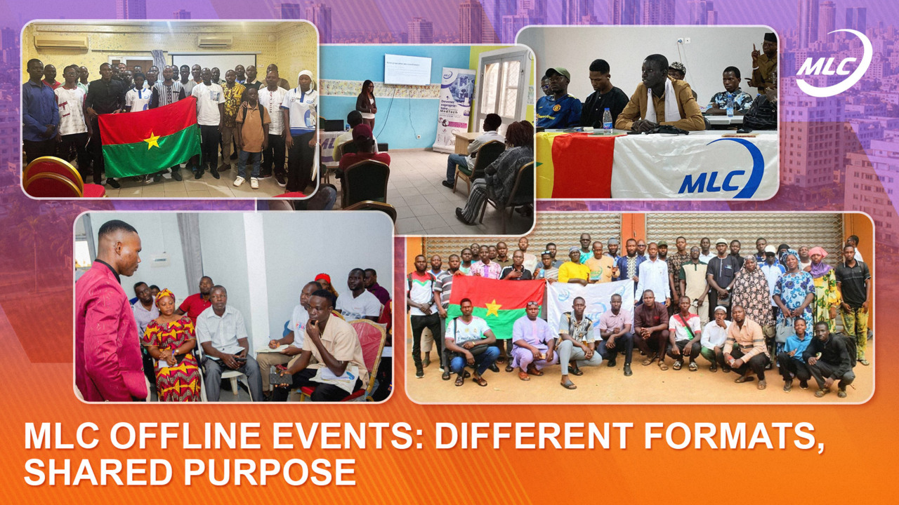 MLC offline events: different formats, shared purpose