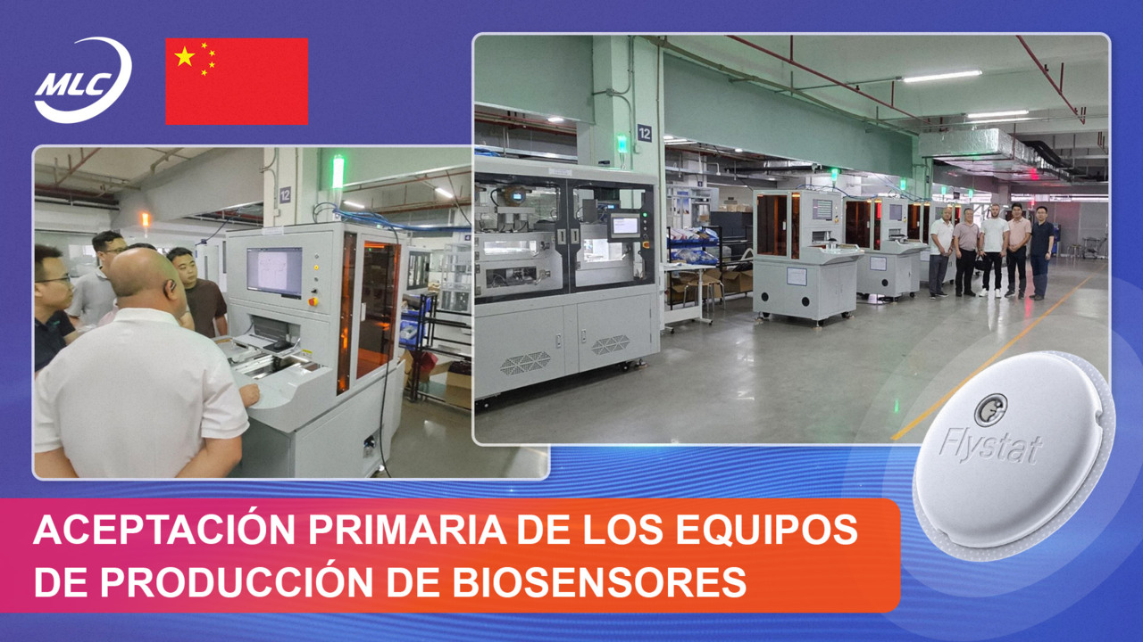 Aceptación primaria de los equipos de producción de biosensores