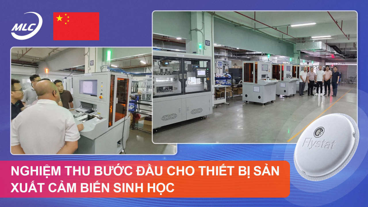 Nghiệm thu bước đầu cho thiết bị sản xuất cảm biến sinh học