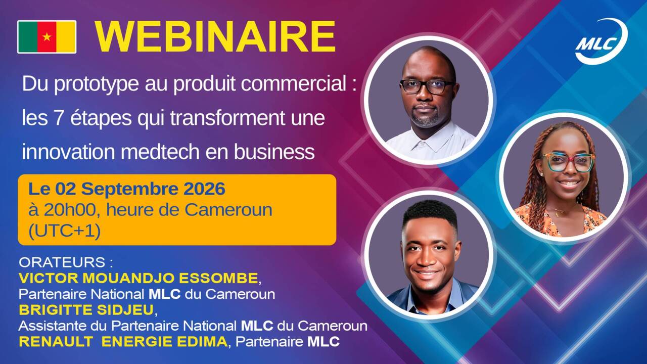 Webinaire. Du prototype au produit commercial : les 7 étapes qui transforment une innovation Medtech en business