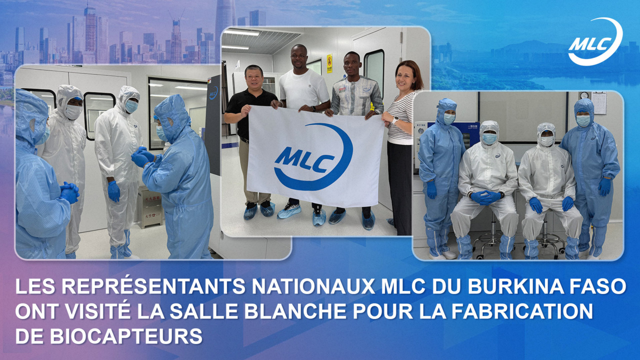 Les Représentants nationaux MLC du Burkina Faso ont visité la salle blanche pour la fabrication de biocapteurs