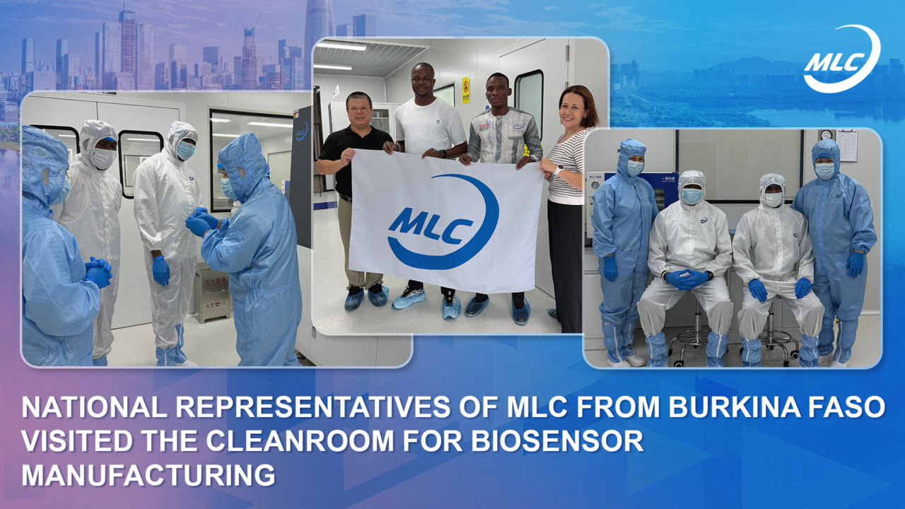 National representatives of MLC from Burkina Faso visited the cleanroom for biosensor manufacturing