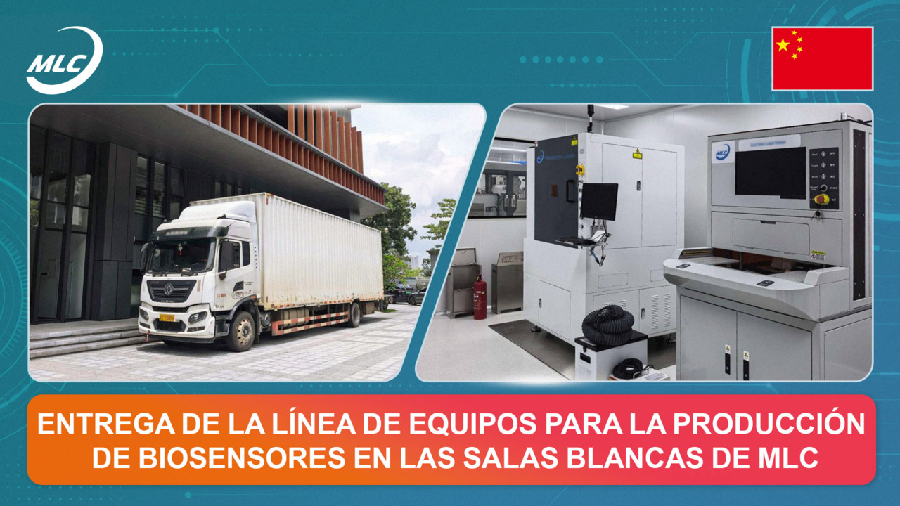 Entrega de la línea de equipos para la producción de biosensores en las salas blancas de MLC