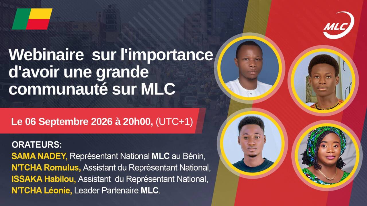 Webinaire sur l'importance d'avoir une grande communauté sur MLC